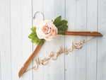 Load image into Gallery viewer, Bride Hanger With Peony Flower
