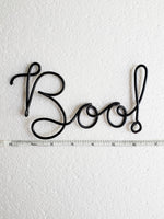 Load image into Gallery viewer, Boo! Wire Word Pumpkin Decor
