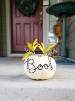 Load image into Gallery viewer, Boo! Wire Word Pumpkin Decor
