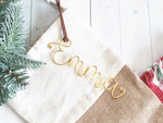 Load image into Gallery viewer, Custom Wire Name Ornament (Emma)
