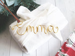 Load image into Gallery viewer, Custom Wire Name Stocking Tags (Emma)

