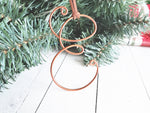 Load image into Gallery viewer, Custom Wire Initial Ornament E
