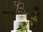 Load image into Gallery viewer, Monogram Letter Cake Topper
