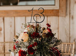 Load image into Gallery viewer, Fairytale Font Wire Table Numbers | Requires a quantity of 5 minimum

