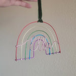 Load image into Gallery viewer, Rainbow Name Wire Ornament
