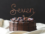 Load image into Gallery viewer, Eighty Wire Number Birthday Cake Topper
