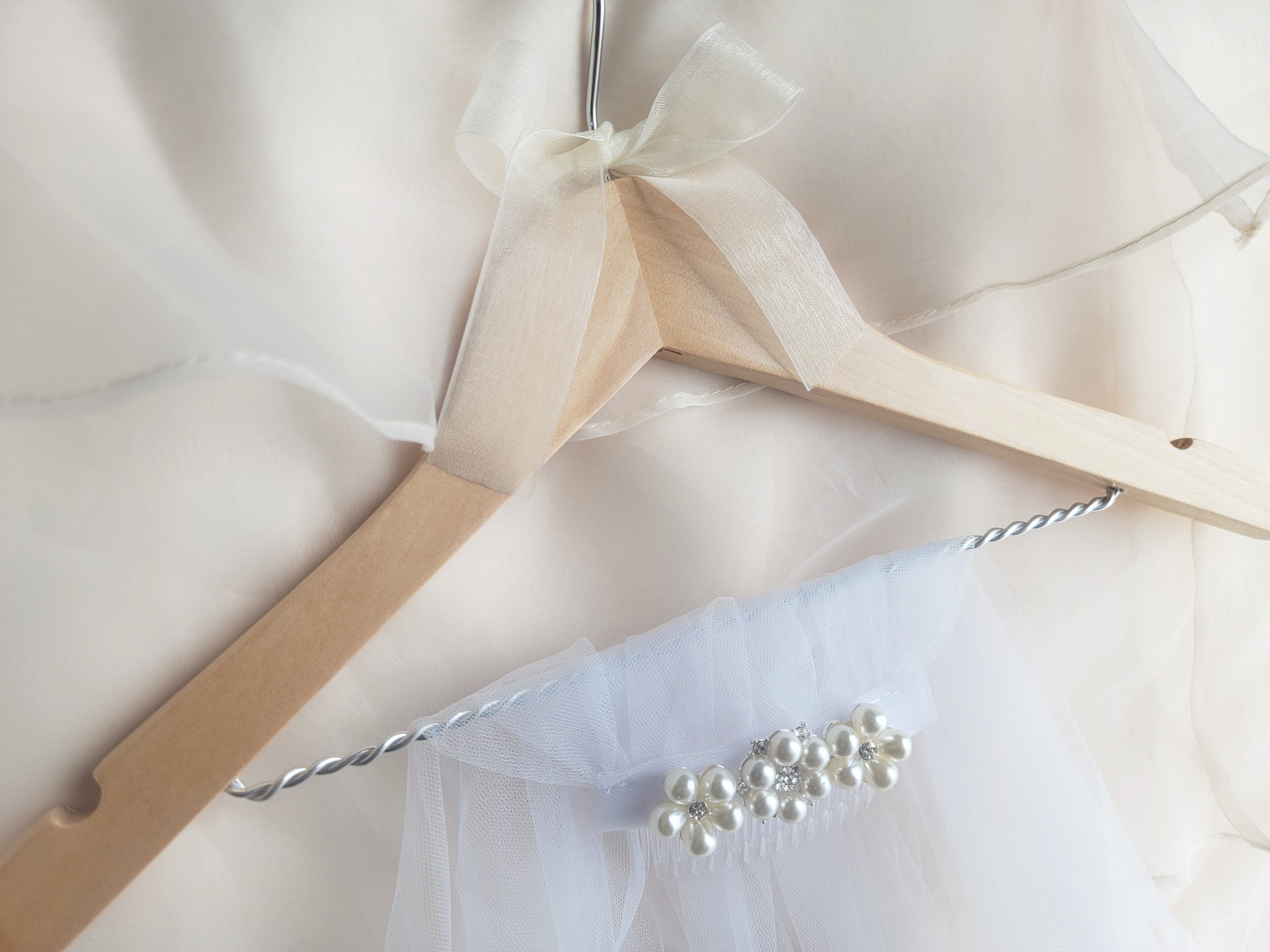 Wedding Veil Hanger Bridal Shower Gift Boho Floral Vintage