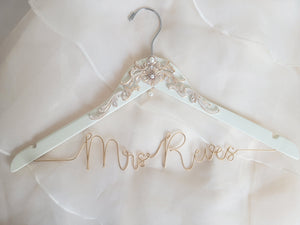 Vintage Luxury Wedding Dress Hanger