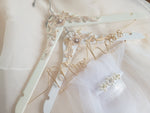 Load image into Gallery viewer, Bundle Vintage Luxury Wedding Dress and Veil Hangers
