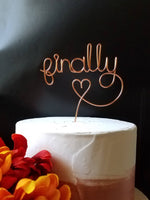 Load image into Gallery viewer, Finally Rustic Wire Cake Topper

