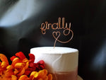 Load image into Gallery viewer, Finally Rustic Wire Cake Topper

