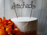 Load image into Gallery viewer, Hitched Rustic Wire Cake Topper
