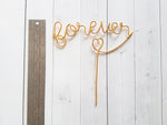 Load image into Gallery viewer, Forever Wire Cake Topper
