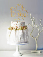 Load image into Gallery viewer, Oh Baby Wire Cake Topper

