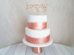 Load image into Gallery viewer, Hooray Wire Cake Topper
