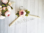 Load image into Gallery viewer, Wedding Dress Hanger With Flower
