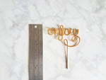 Load image into Gallery viewer, Enjoy Yay Tasty Wire Cupcake Toppers - Set of 3
