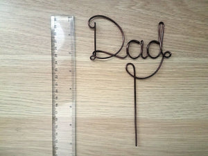 Dad Wire Cake Topper