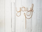 Load image into Gallery viewer, Yay Wire Cake Topper
