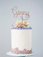 Load image into Gallery viewer, Name Wire Cake Topper
