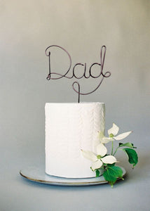 Dad Wire Cake Topper