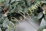 Load image into Gallery viewer, Welcome Wire Words for Wreath
