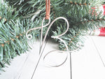 Load image into Gallery viewer, Custom Wire Initial Ornament B
