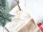 Load image into Gallery viewer, Custom Wire Initial Gift Tag L

