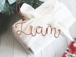 Load image into Gallery viewer, Custom Wire Name Gift Tag (Liam)
