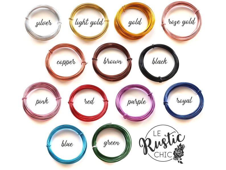 Aluminum 12 Gauge Craft Wire – Le Rustic Chic Aluminum 12 Gauge Craft Wire – Le Rustic Chic